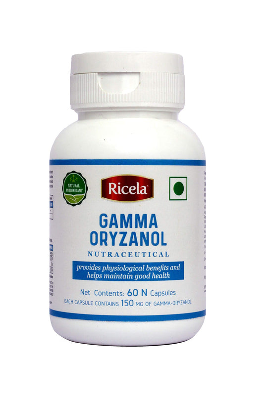 Ricela Gamma Oryzanol 150mg, 60 Capsules (1 month pack) | For Healthy Cholestero