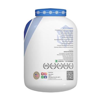 Zedon Nutrition Premium 100% Whey Isolate Light, Clean & Easily Digestible Protein (Cookies & Cream2 KG)