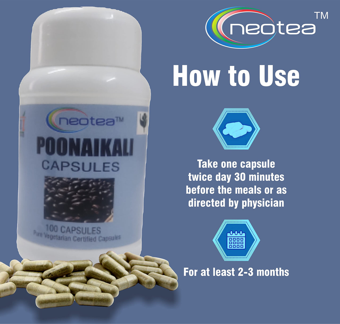 neotea Poonaikali Seed Capsules, Poonaikali Black, Mucuna Pruriens, Poo- image 6
