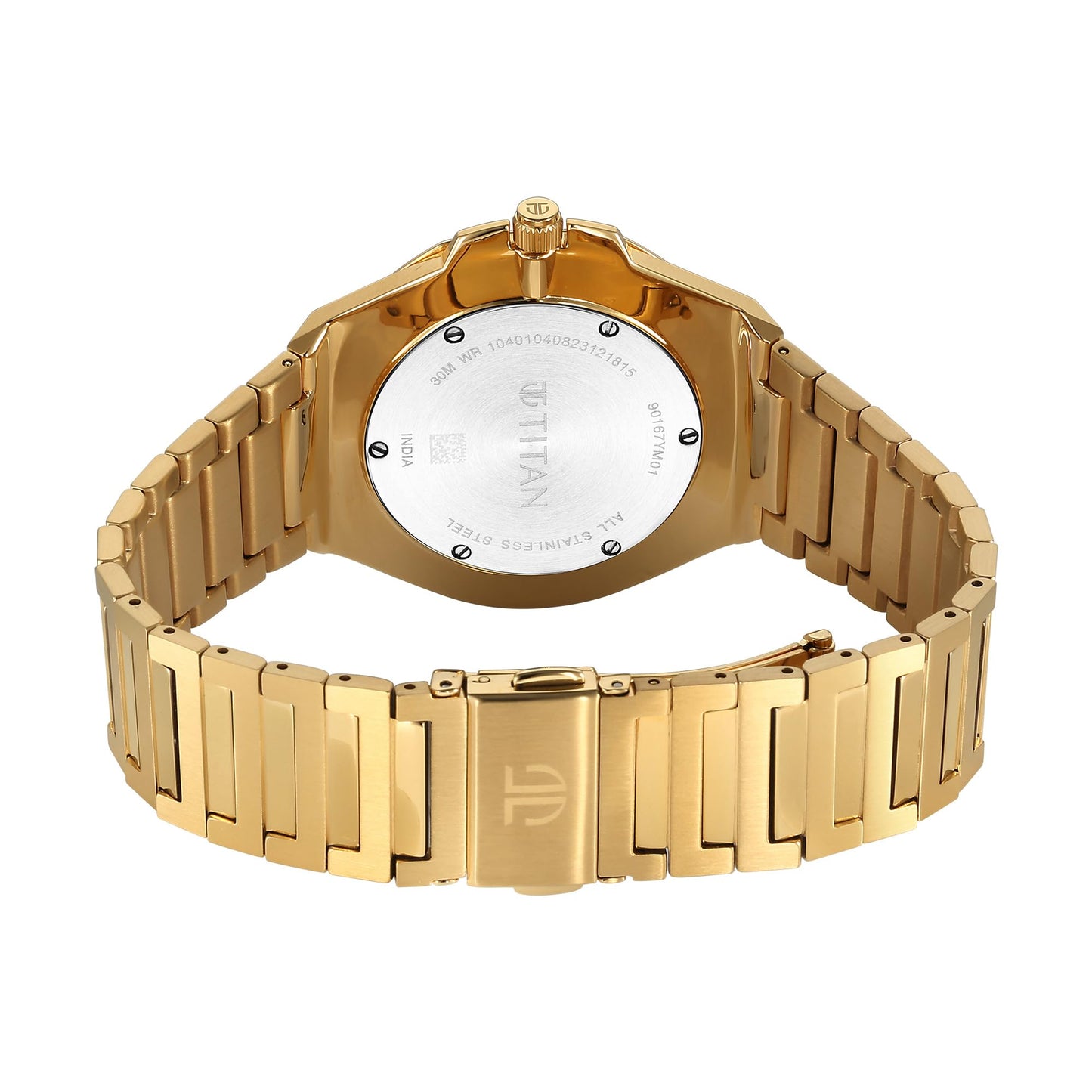 Titan Classic Slim Quartz Analog with Date Silver Dial Stainless Steel- image 3