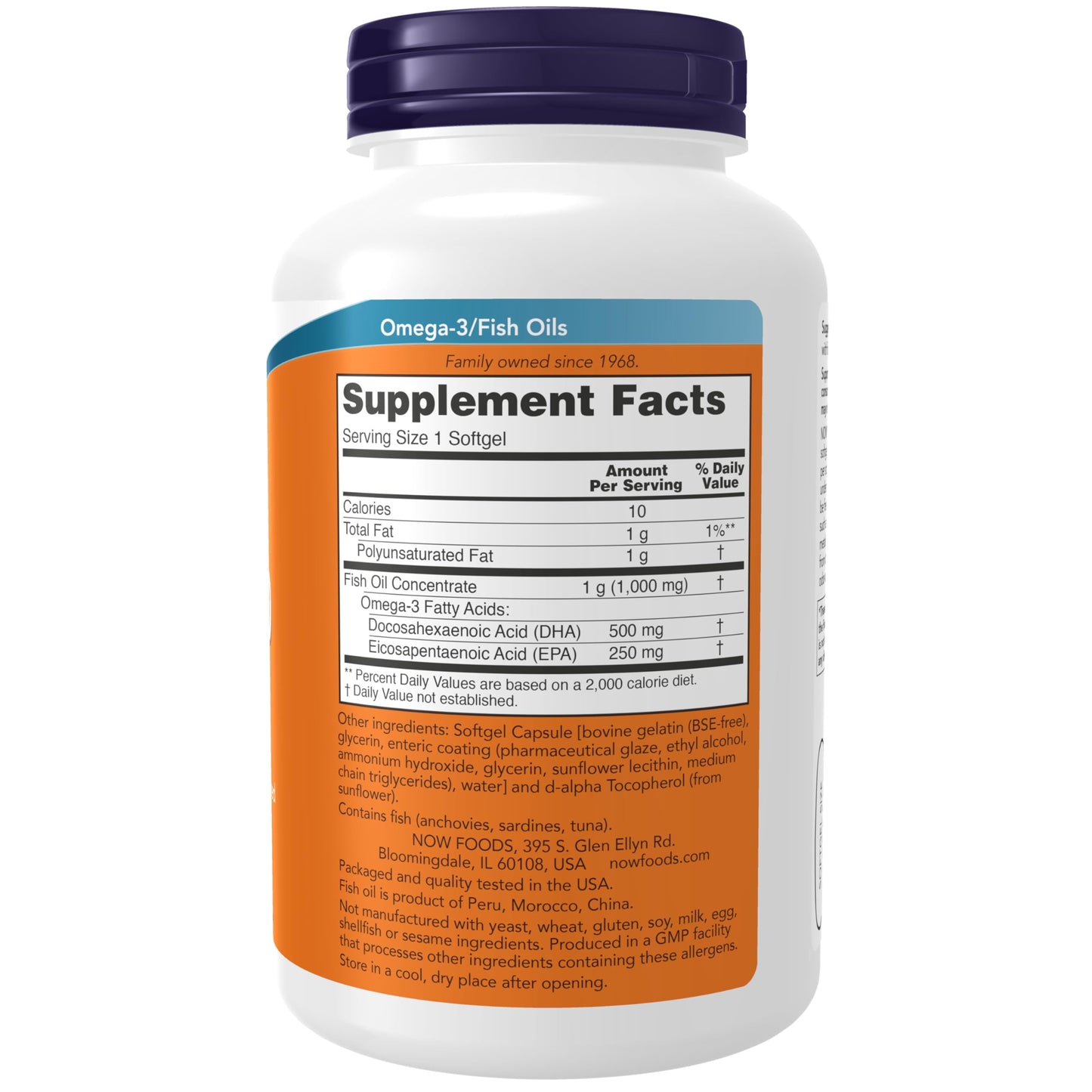 Now Foods, DHA-500, Double Strength, 180 Softgels- image 6