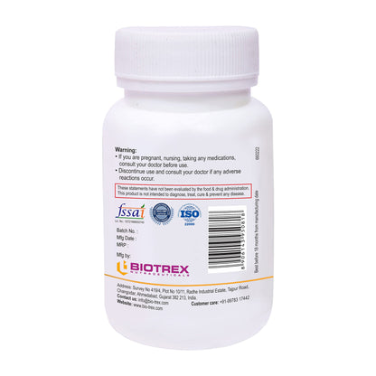 Biotrex Nutraceuticals Thiamin (Vitamin B1) - 60 Veg Capsules