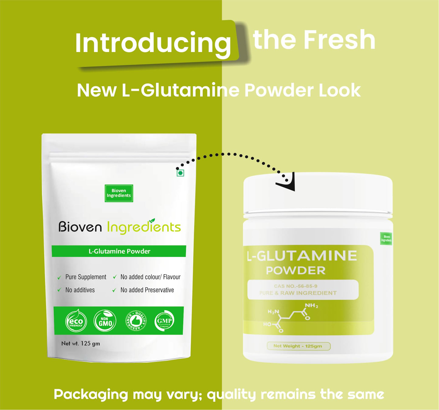 Bioven Ingredients L-Glutamine Powder (gram, 125)