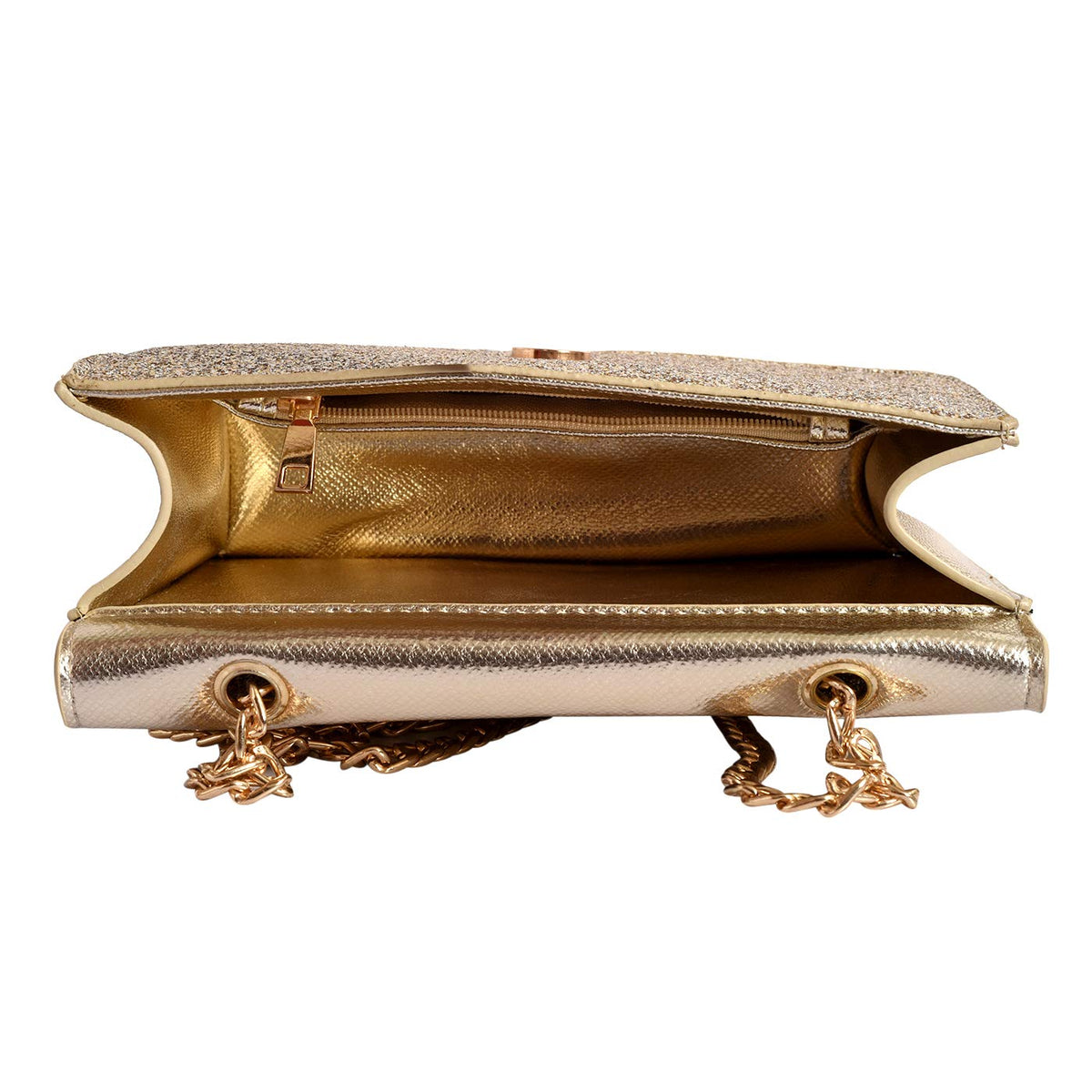 Lino Perros Women Golden Sling Bag