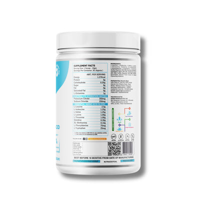 MUSCLE BLAST EAA Powder | Essential Amino Acids Supplement | All 9 EAAs with L-Glutamine | Supports Muscle Recovery, Growth & Endurance | Zero Sugar & Zero Calories | 30 Servings (Pink Guava)