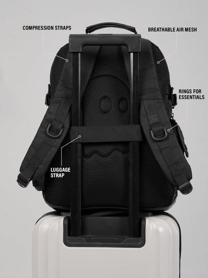 The Souled Store Batman: Gotham Gear 4-Compartment Backpack – Utility Belt Inspired Design with 15.6″ Laptop Sleeve