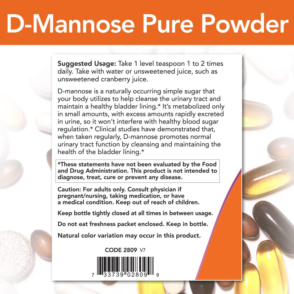 D-Mannose 100% pure powder/6 oz- image 7