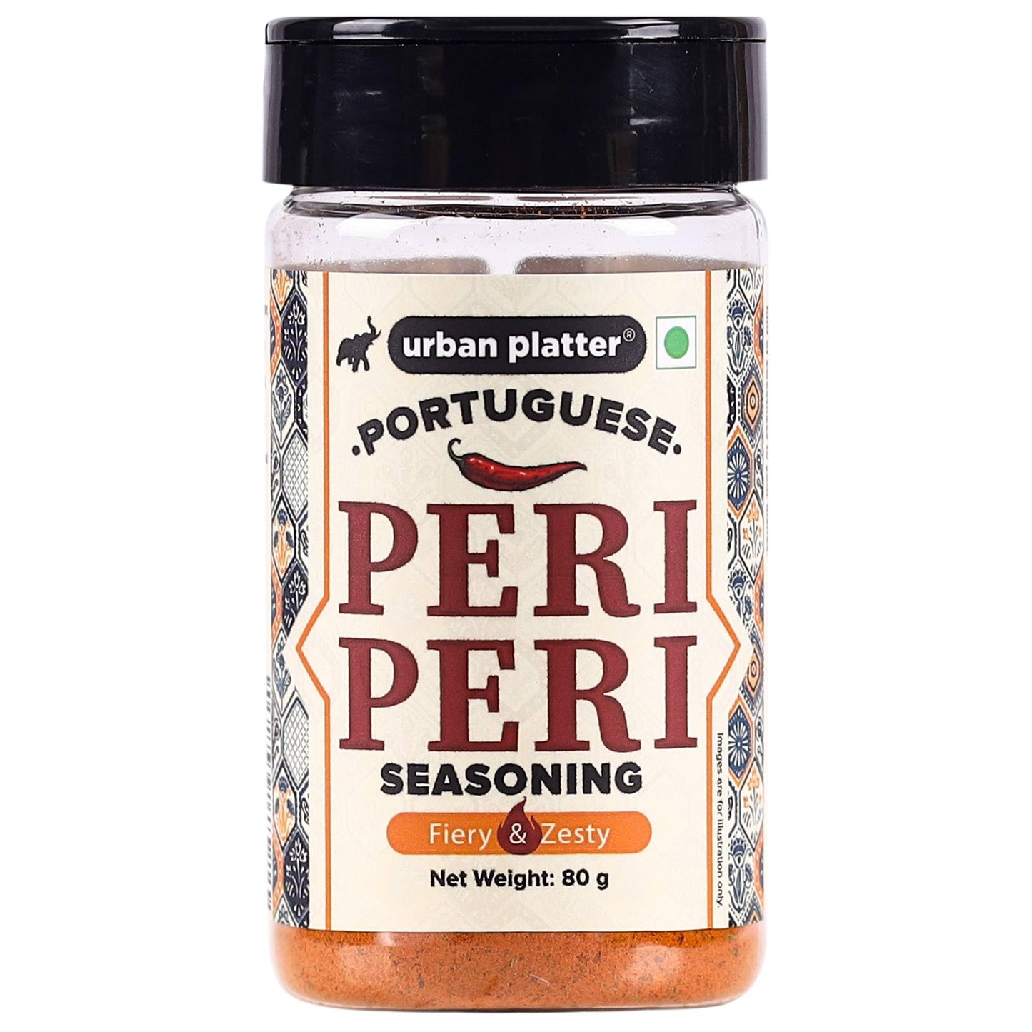 Urban Platter Portuguese Peri Peri Seasoning, 80g (Signature African-Style spice blend | Fiery and Zesty)