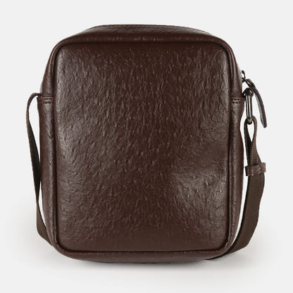 Police Men's Brown Color Cross Body Bag Made in PU