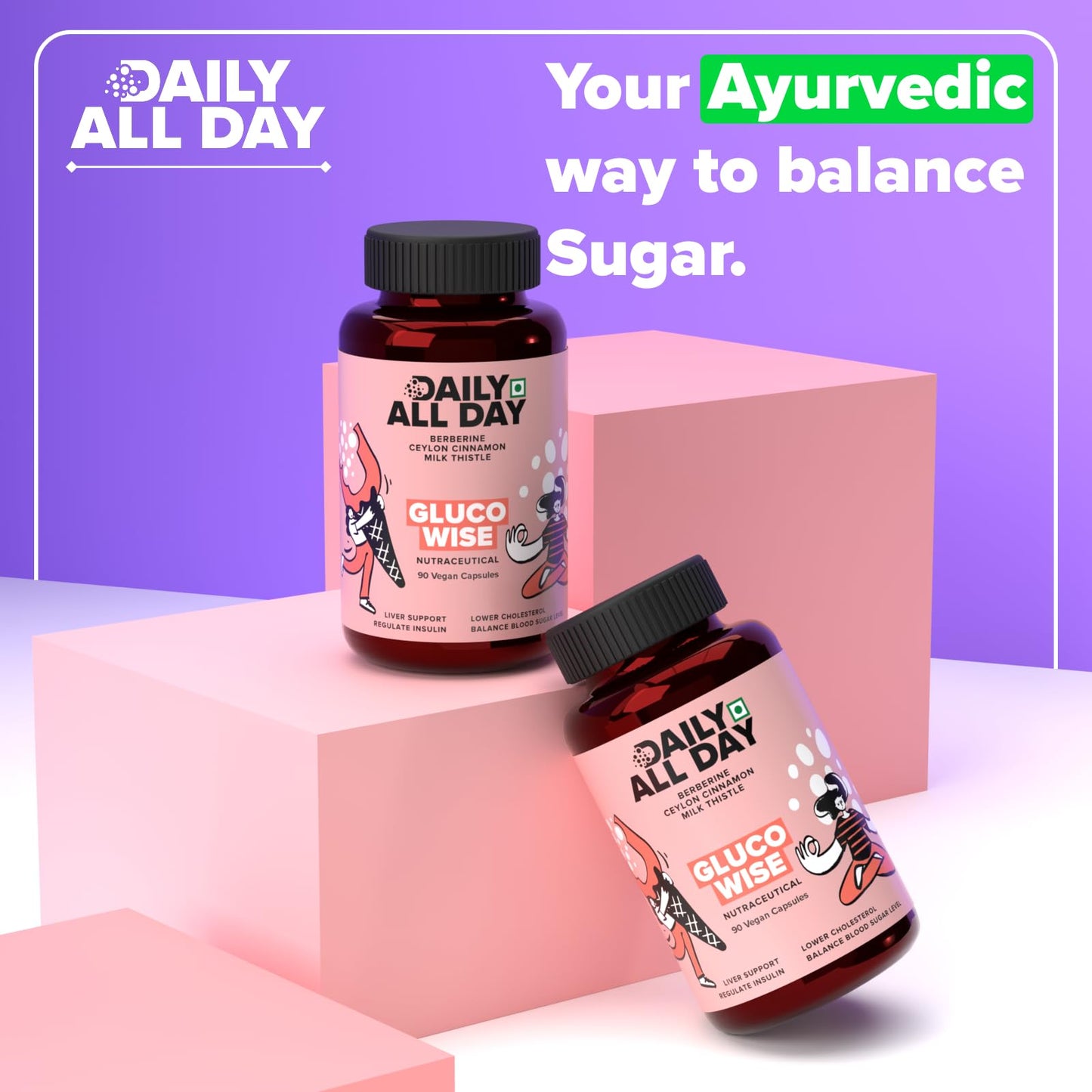 Daily All Day Berberine Supplements for Diabetes care, Berberis Aristat- image 9