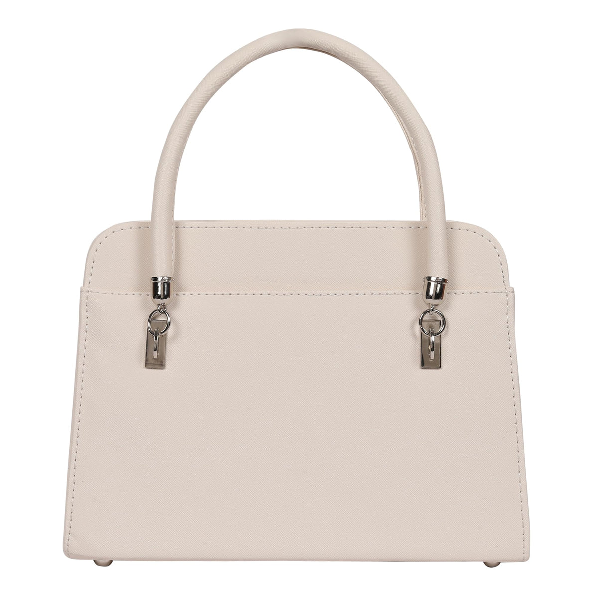 Lino Perros Women White Leatherette Satchel