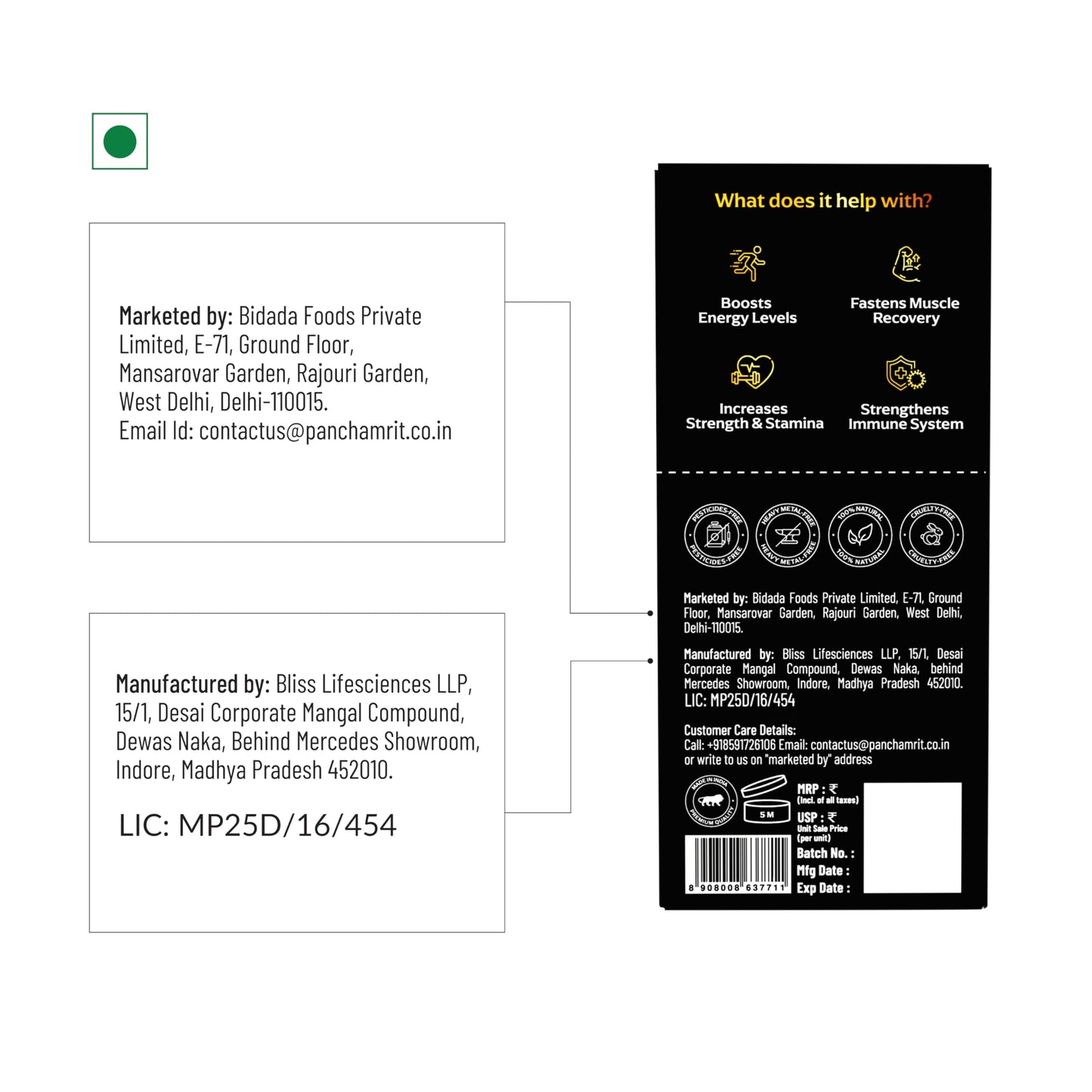 Panchamrit Himalayan Shilajit Sustained Release Capsules for Men & Wome- image 2