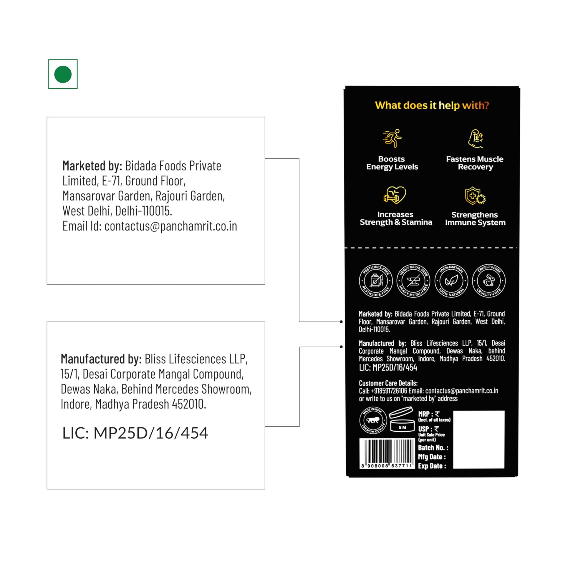 Panchamrit Himalayan Shilajit Sustained Release Capsules for Men & Wome- image 2