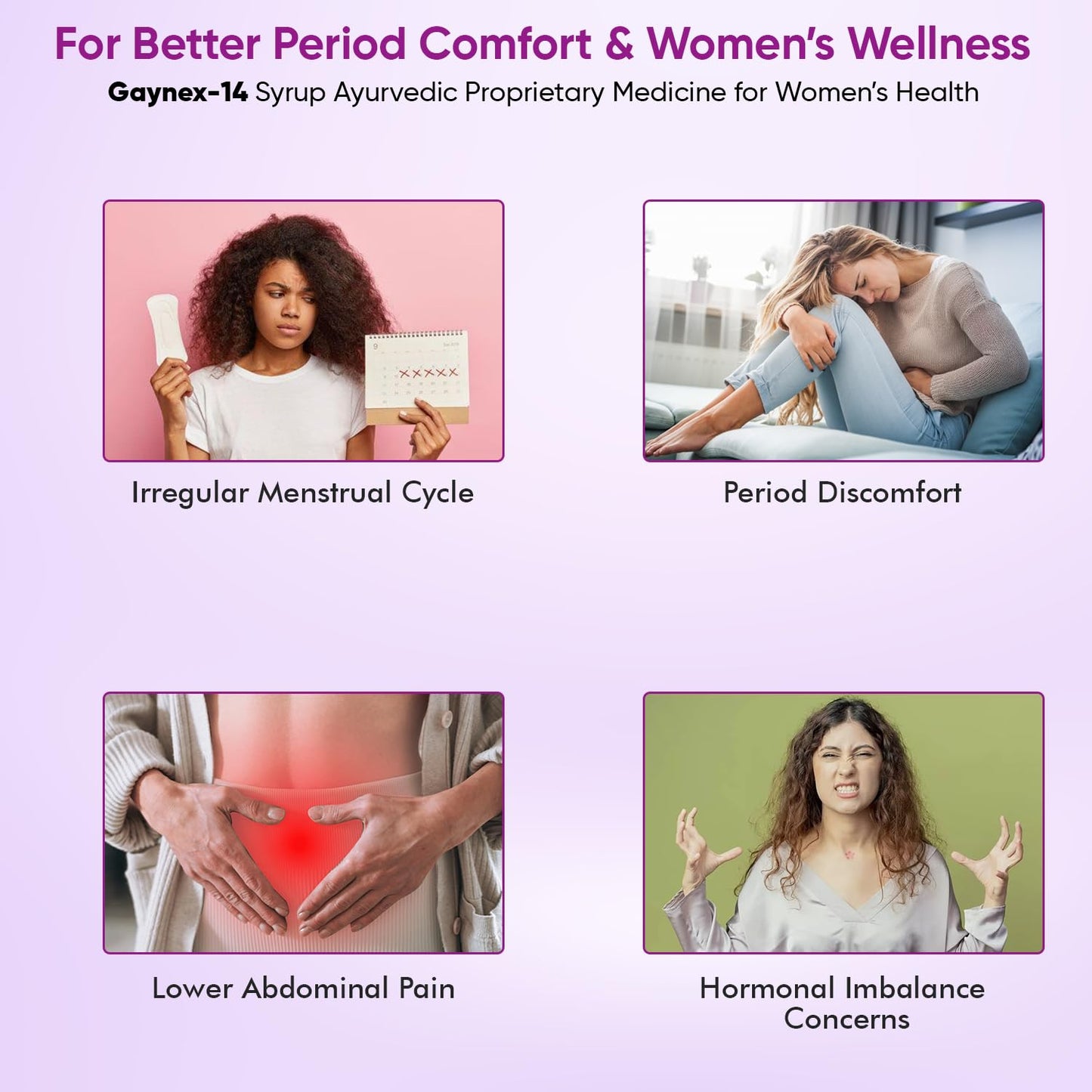 Jareto Gaynex-14 Syrup for Women | Ayurvedic Medicine for Women Health | Pcos/Pcod Women Care for Menstrual Health, Relief from Irregular & Painful Periods Ladies Tonic| 200 ml