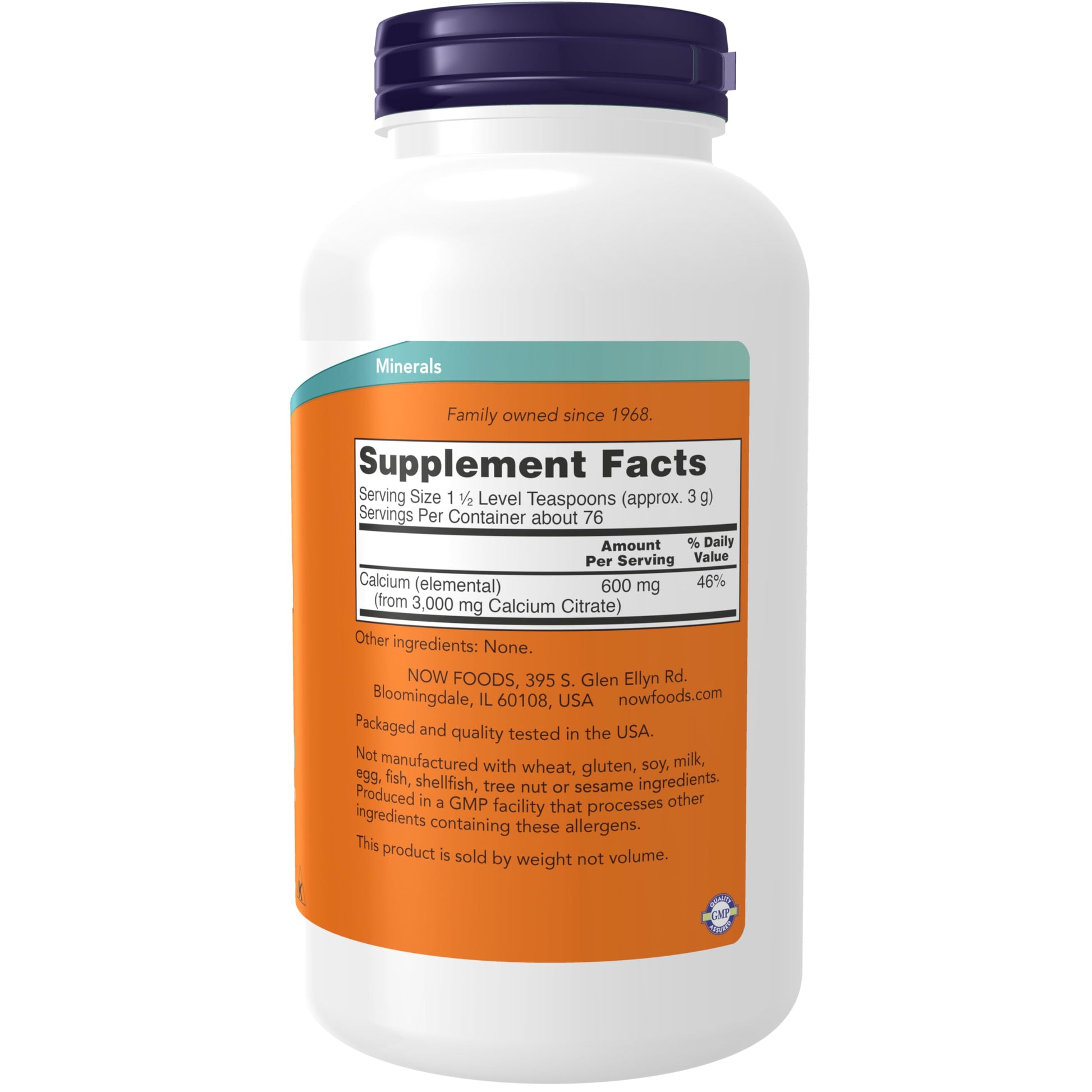 Now Foods Calcium Citrate, 8 Oz - Powder- image 7
