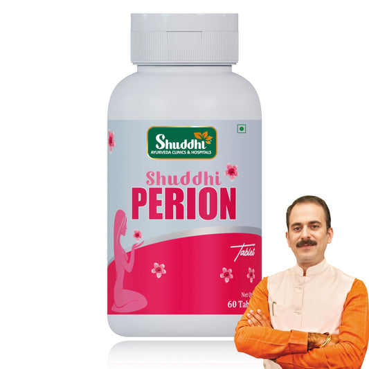 Shuddhi Perion Tablets | Ayurvedic Tablets For Periods | Women Wellness Remedy, 60 Veg Tablets