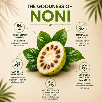 Madren Healthcare Ayurvedic Noni Juice 750ml | Rich in Antioxidants for Immunity & Energy Support | Natural Detox Juice | Supports Overall Wellness & Vitality | No Added Sugar | Daily Health Supplement for Men & Women