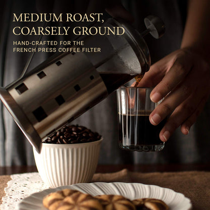 Sidapur-French Press Coffee Bag-Coarsely Ground-80% Arabica 20% Robusta-For French Press-500Gms