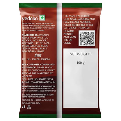 Amazon Brand - Vedaka Black Peppercorn (Kali Mirch), 100g