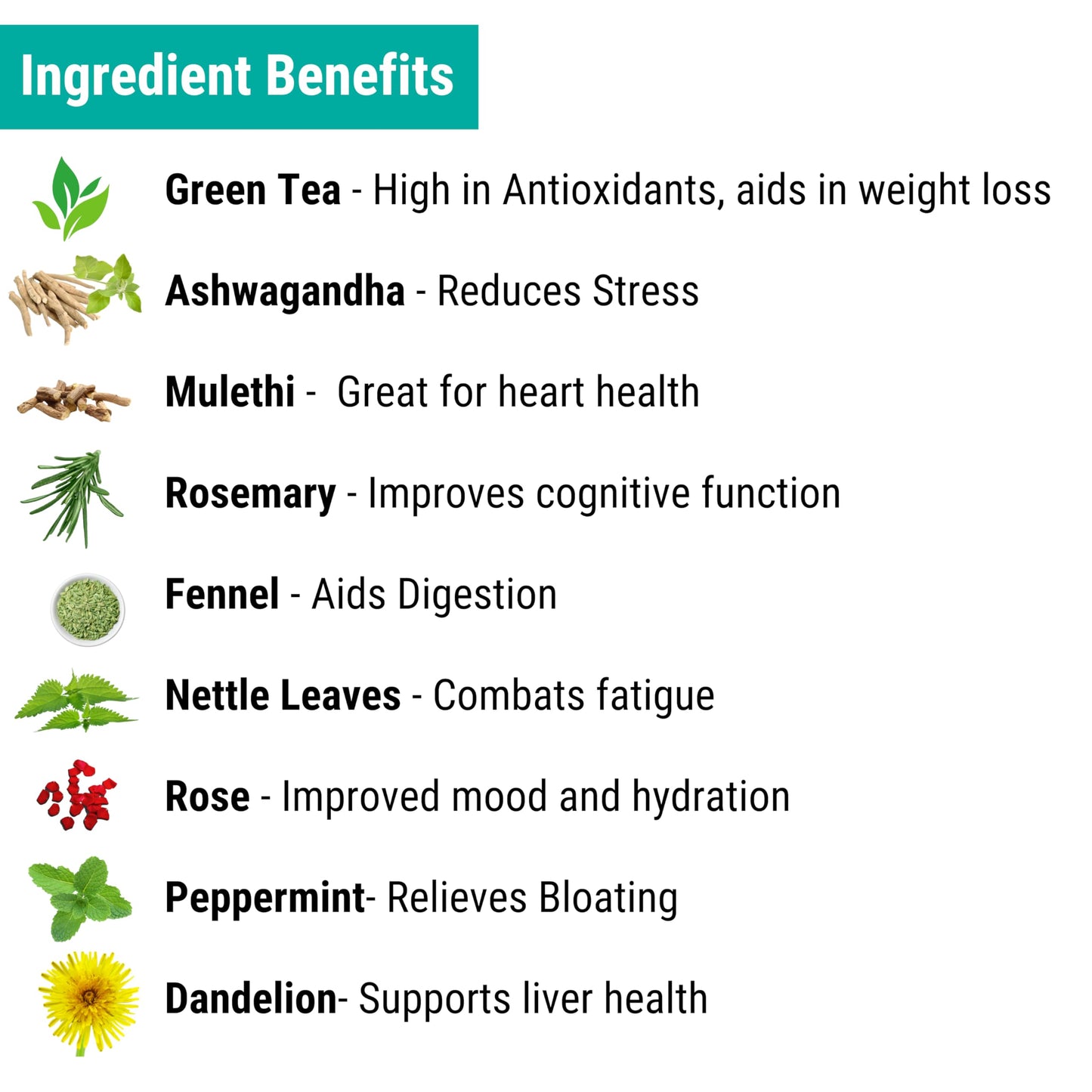 OH CHA - Green Tea, Afternoon Boost | with Dandellion, Fennel, Peppermint, Nettle leaf and Rose petals | Post Meal Digestive Tea | Beat the Afternoon Slump | 100% Whole Green tea leaves | 35g Tin