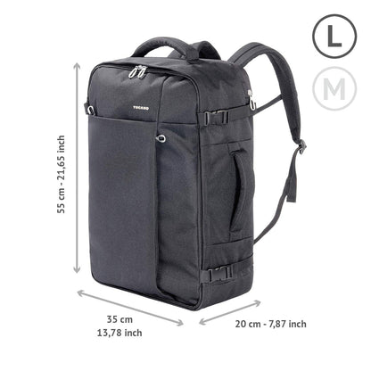 Tucano Italian Brand (35Yrs) Tugo Travel Backpack 38 LTR for Upto 17" N- image 7