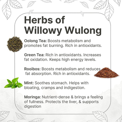 SOL Healthy Gut Slimming & Detox Tea | Ayurvedic Herbs Moringa, Rooibos, Ashwagandha, Gymnema, Licorice | Helps Burn Stored Fat | 100 Gms Loose Leaf