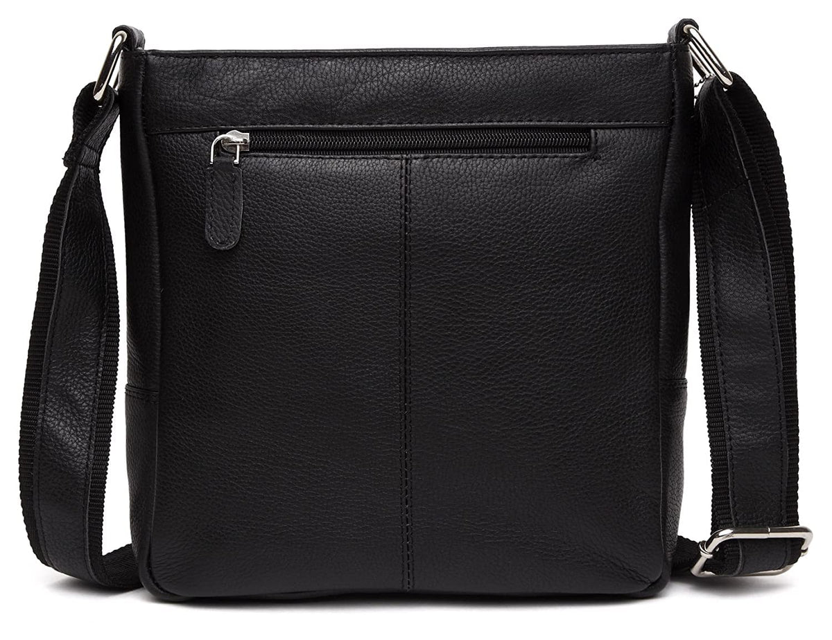 WildHorn Genuine Leather Sling Bag for Men | Durable, Portable & Stylish | Zipper Closure | Front Zip Pocket | 1-Year Warranty