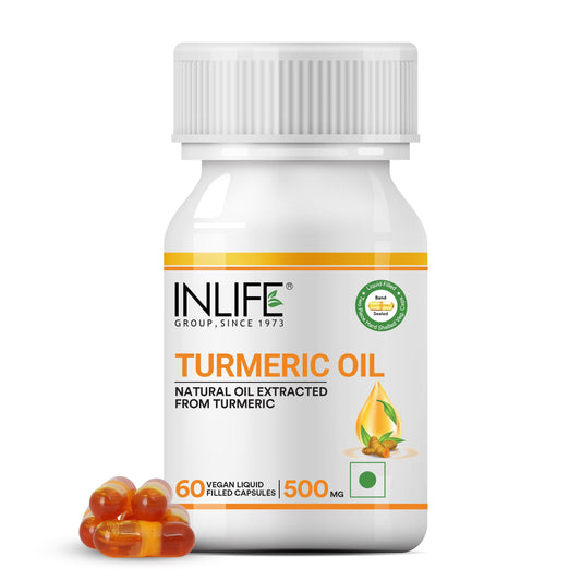 INLIFE Turmeric Oil Capsule, Faster Absorption than Extract, Antioxidant & Natur