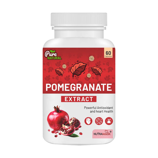 Nutramagik Pomegranate Fruit Extract Rich Anti-oxidants for Healthy Body -60 cap