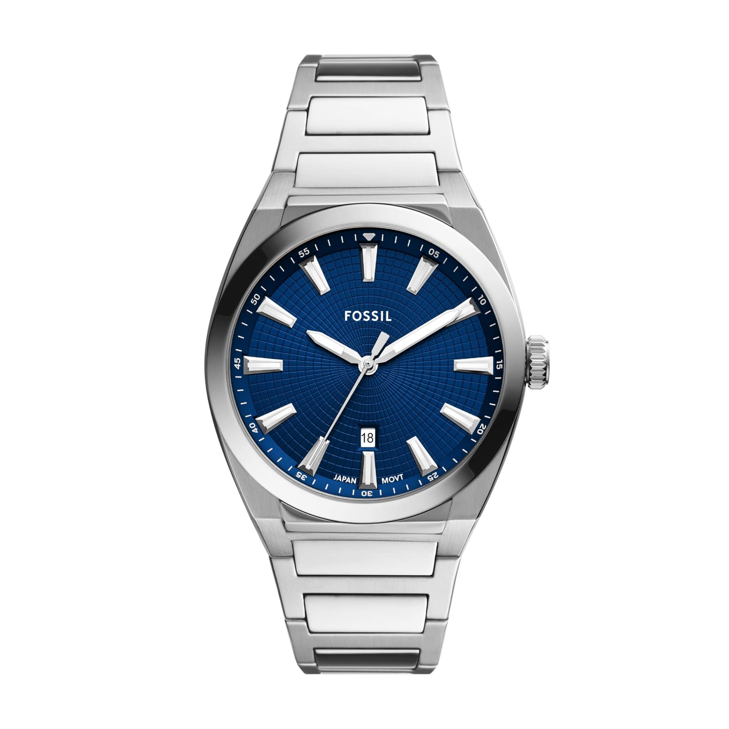 Fossil Everett Analog Blue Dial Men's Watch-FS5822