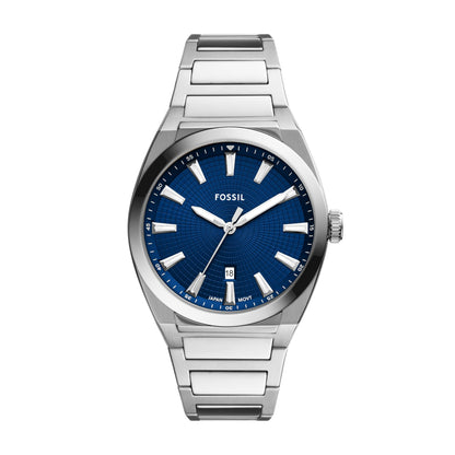Fossil Everett Analog Blue Dial Men's Watch-FS5822