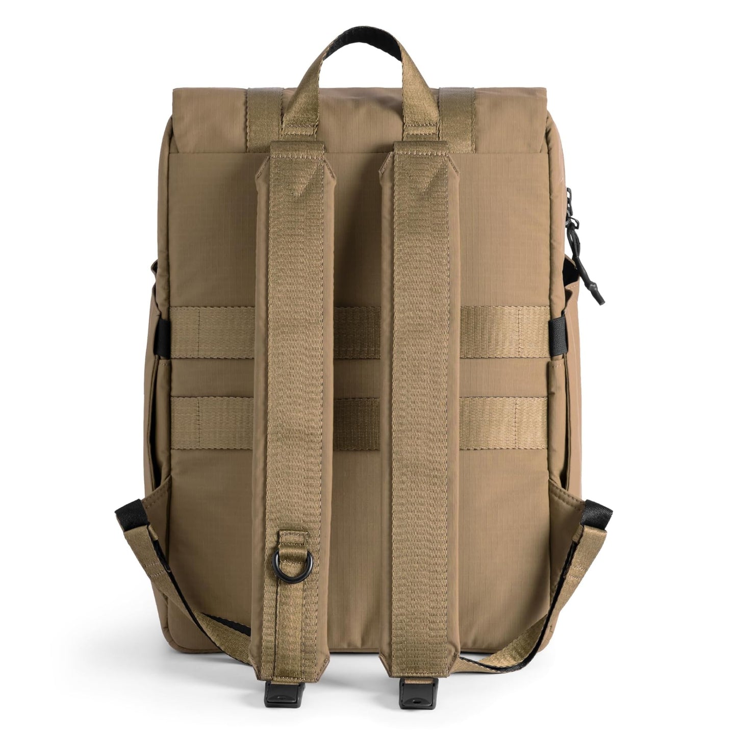 DailyObjects Taiga Backpack (19L) Ultra Light Office/Travel Laptop Backpack (19L) for Men & Women with 15inch Compartment, Water-Repellent, Multi-Pocket, Bottle Holders with Trolley Strap- S& Beige