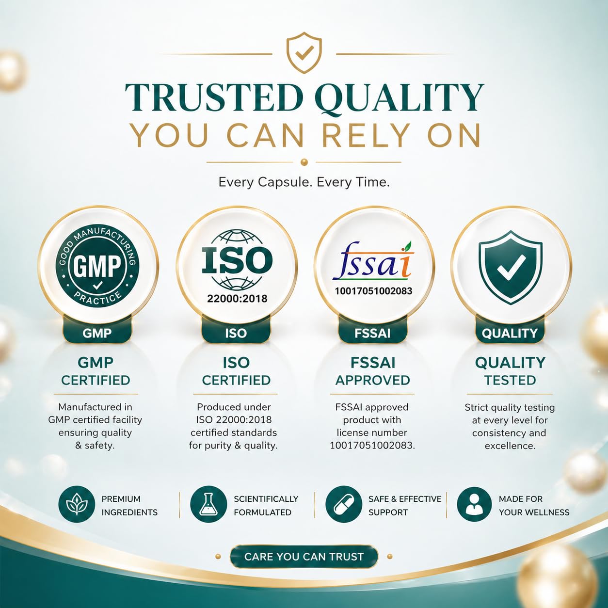 Pearl Berrys Pearl Omega Omega-3 Softgel Capsules, Rich in EPA & DHA, Supports Heart & Brain Health, 30 Capsules