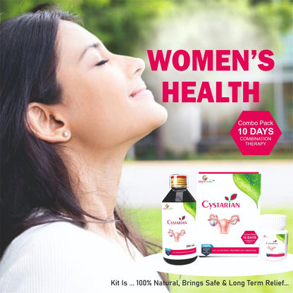 Sayurvedic Cystarian PCOS and PCOD Supplement for Women, 60 Vegetarian Tablets