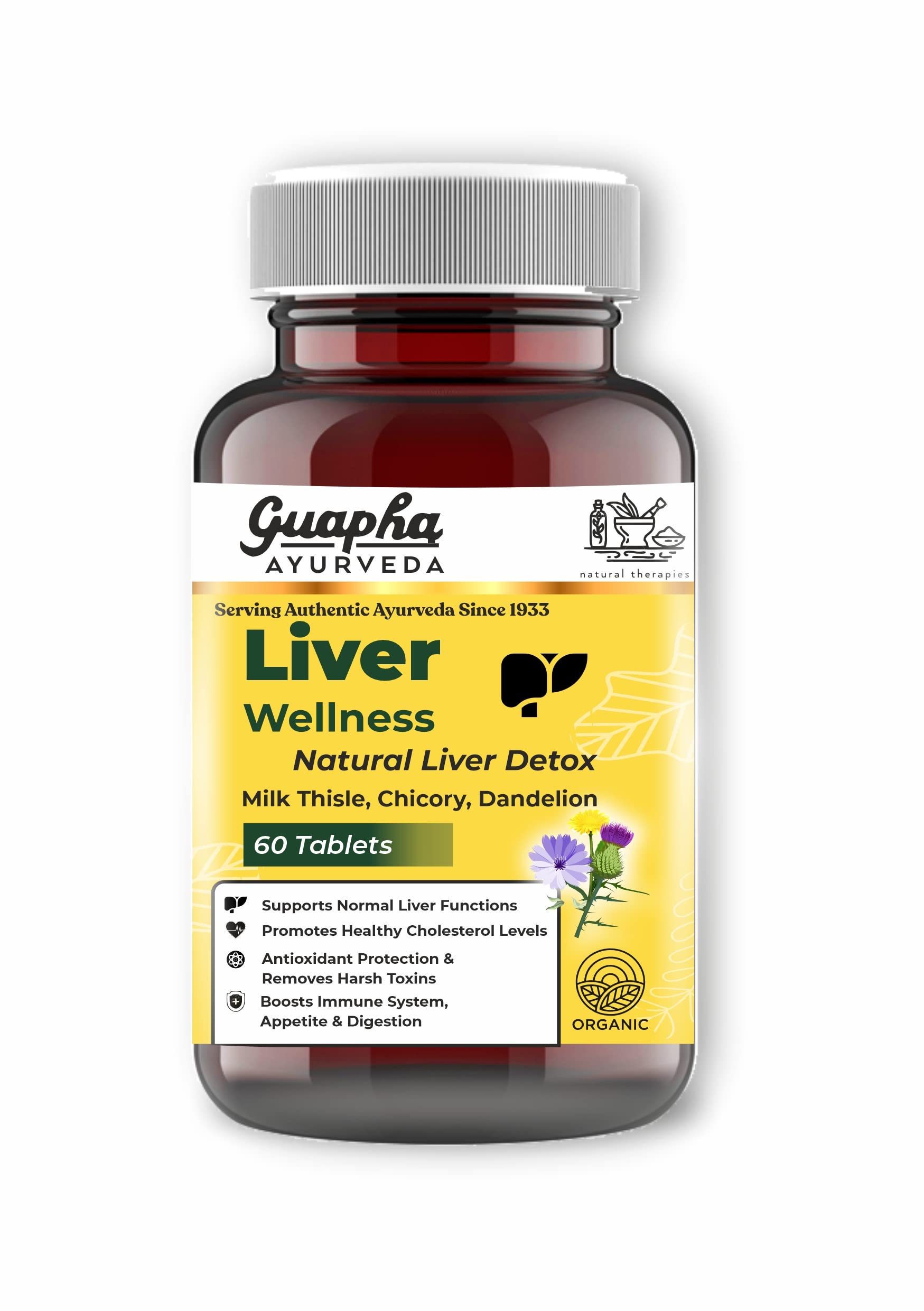 Guapha Ayurveda Liver Wellness | Natural Liver Detox | Supports Gallbladder Heal
