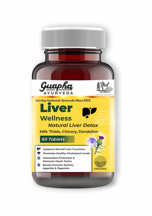 Guapha Ayurveda Liver Wellness | Natural Liver Detox | Supports Gallbladder Heal