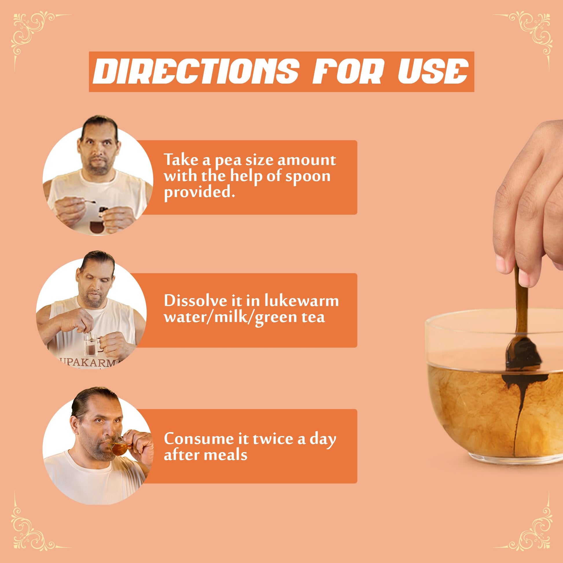 UPAKARMA Ayurveda Shilajit/Shilajeet Resin with Safed Musli - 10g- image 4