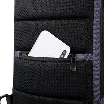 Red Lemon BANGE Anti-Theft Sling Bag – Large Capacity, Water-Resistant Crossbody for Men & Women; Fits 7inch iPad; Ideal for Travel, College, Office, Power Bank, Camera Travel & Daily Use (Grey)