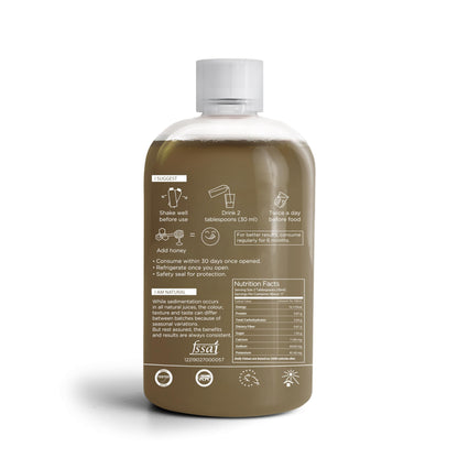 Vitro Aloe Wheatgrass Juice 500 ml | Ayurvedic Detox Drink for Liver Cleanse, Digestion, Blood Purification & Metabolism | 82% Aloe Vera & 15% Wheatgrass
