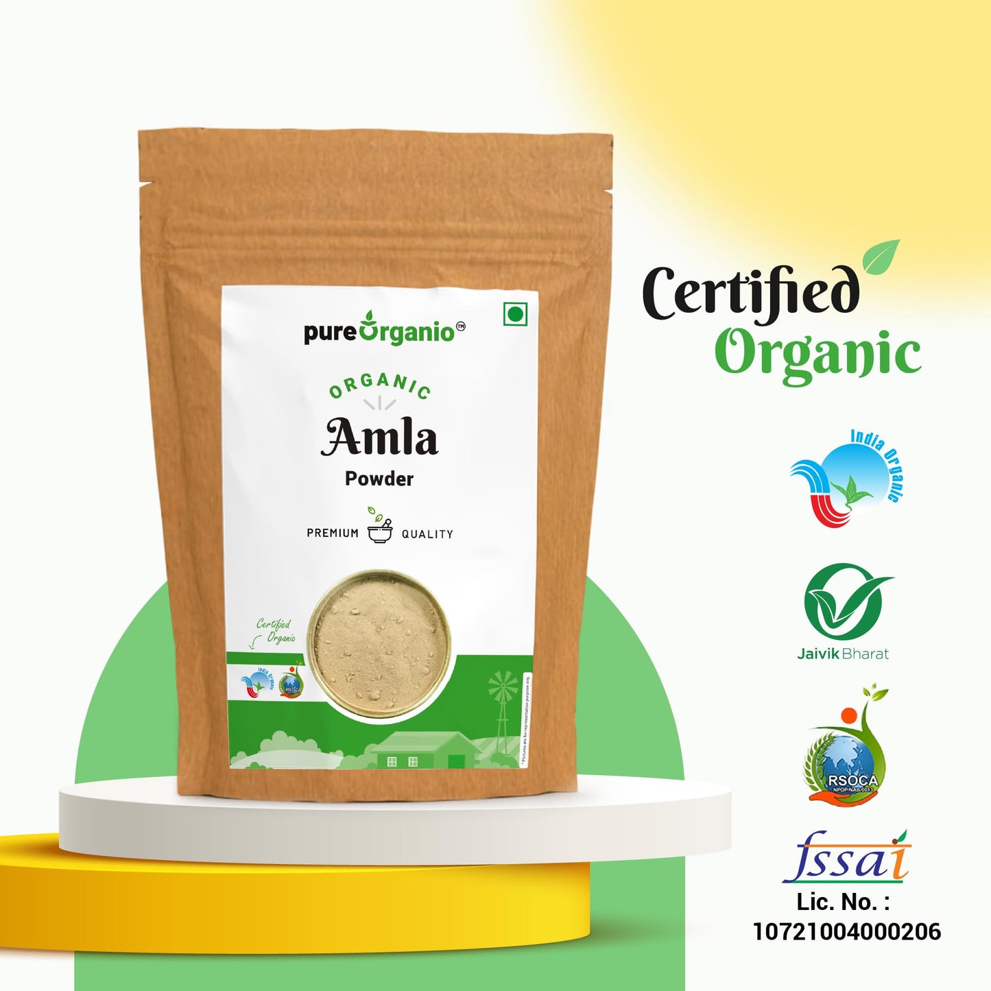 Pure Organio Organic Amla Powder - Versatile Amla Powder for Eating and- image 2