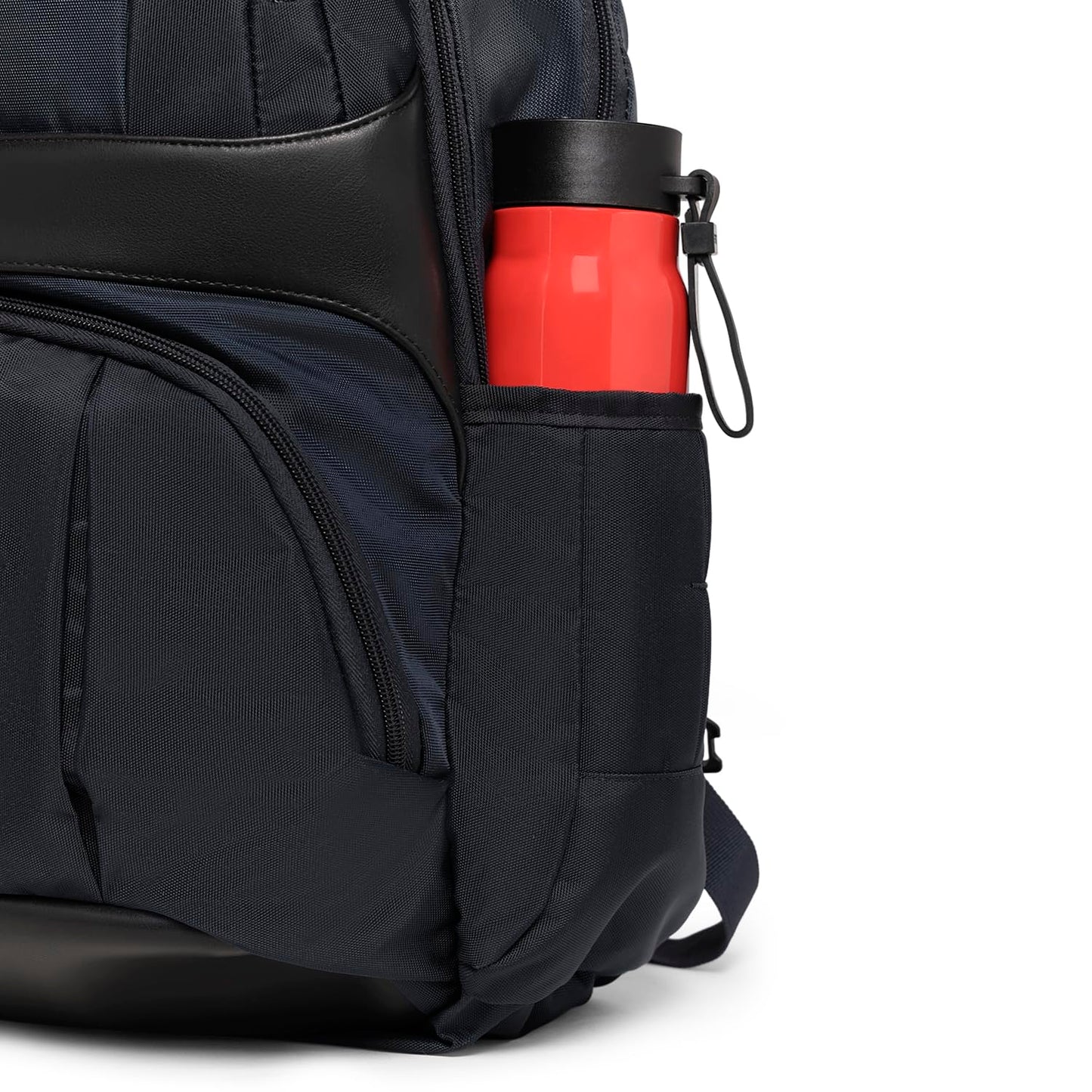 Travel Blue Supreme 17.3 Inch Laptop Backpack, 22.5 Litres, Water Resistant Travel & Office Backpack with Laptop Compartment, Power Bank Holder, Sunglasses Holder & Key Holder, Navy