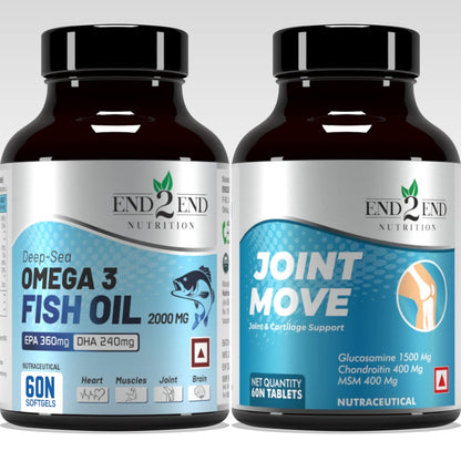 End2End Nutrition Omega 3 Fish Oil and Joint Move