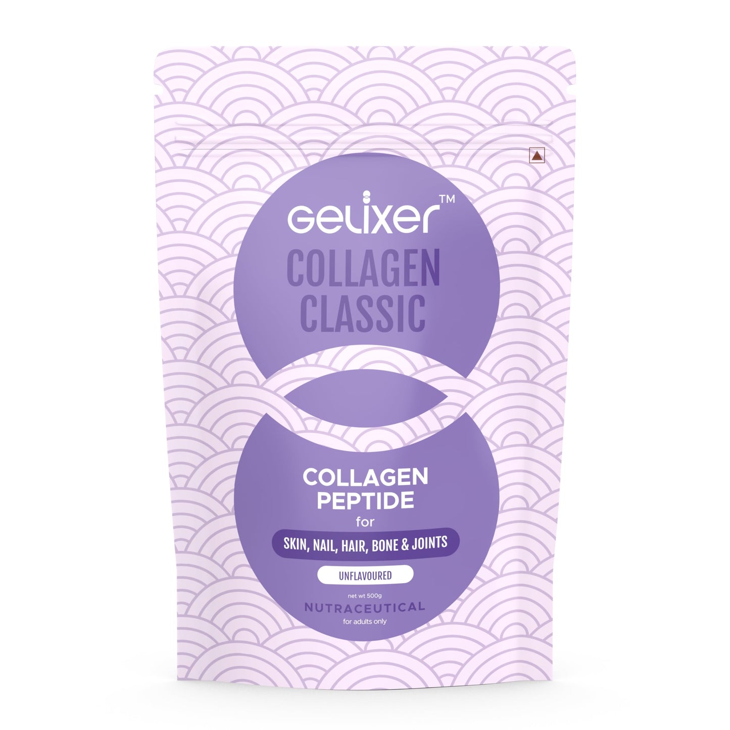 GELIXER Classic Unflavoured Collagen Powder 500g Premium Japanese Marine Collagen Peptides for Wellness of Skin, Hair, Nail, Bone & Joints