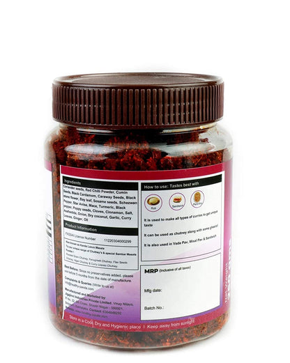 HEALTHY PANDA Onion Garlic Masala Kanda Lasun Masala, Masala Khara, Kanda Lasoon Masala, Desi Ghati - 250 Grams