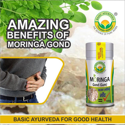 BASIC AYURVEDA Moringa Gond (Gum) moringa gum Sounjana Sahjan Moringa G- image 2