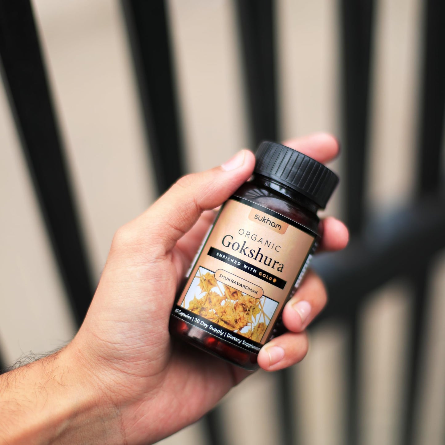 Sukham Gokshura/Tribulus Capsules | Processed using TTT-120 | 500 mg - 60 Capsules | Benefits include Better Strength, Stamina & Recovery | Ideal for Gym and Athletes