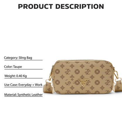 Lavie Signature Hawaii Woman's Crossbody Sling Bag | Ladies Purse Handbag | Gift for Women