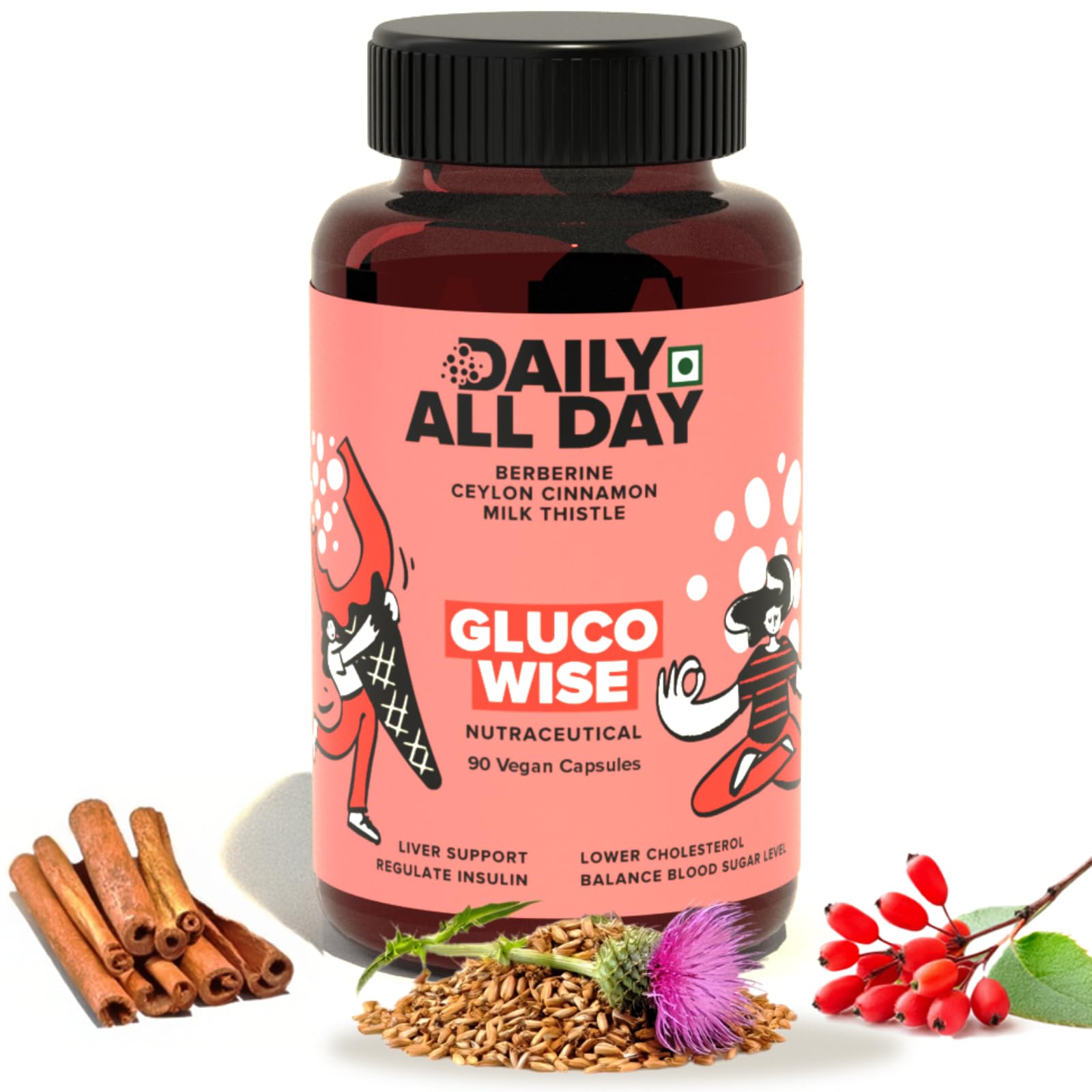 Daily All Day Berberine Supplements for Diabetes care, Berberis Aristata Ceylon