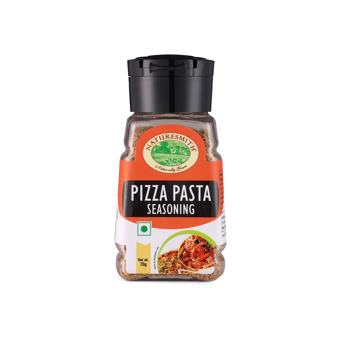 NATURESMITH PIZZA PASTA SEASONING-70g || SMALL SPRINKLER READY TO USE JAR ||