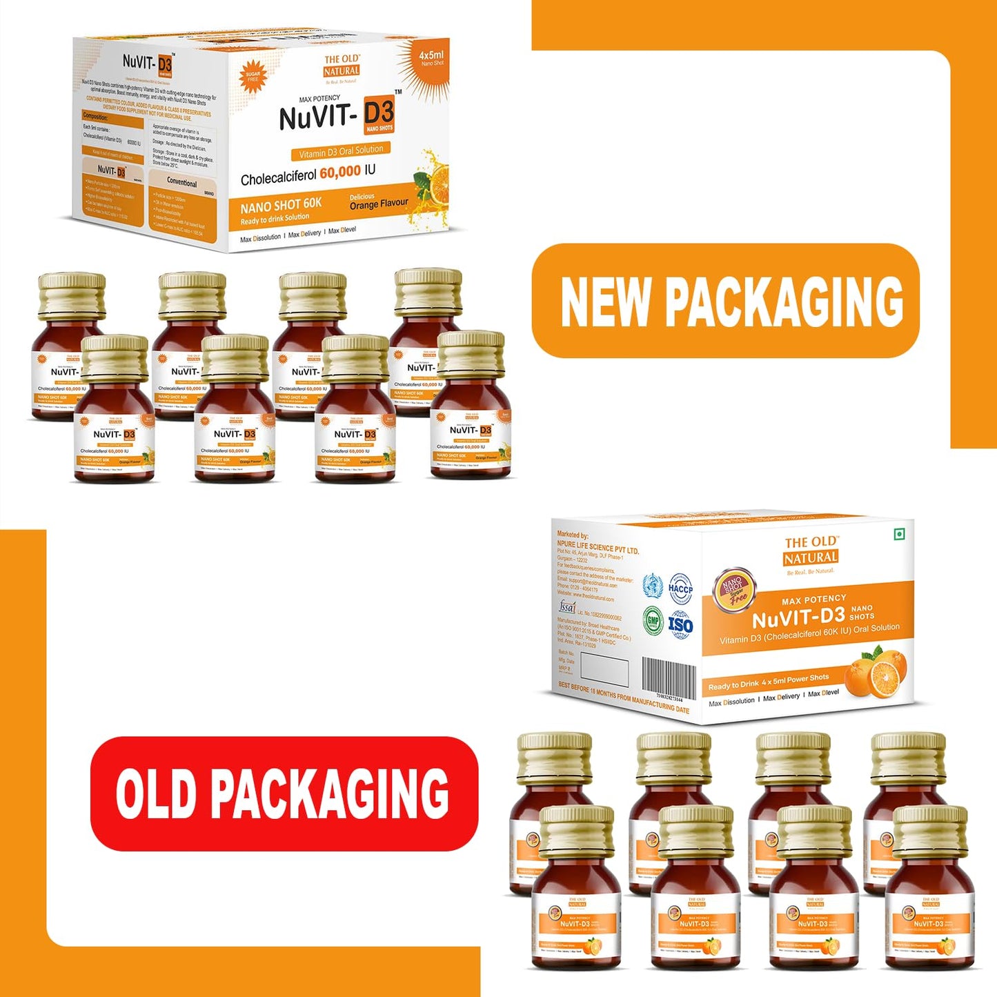 The Old Natural Nuvit D3 Vitamin D3 60000 Iu I Cholecalciferol Vitamin- image 6